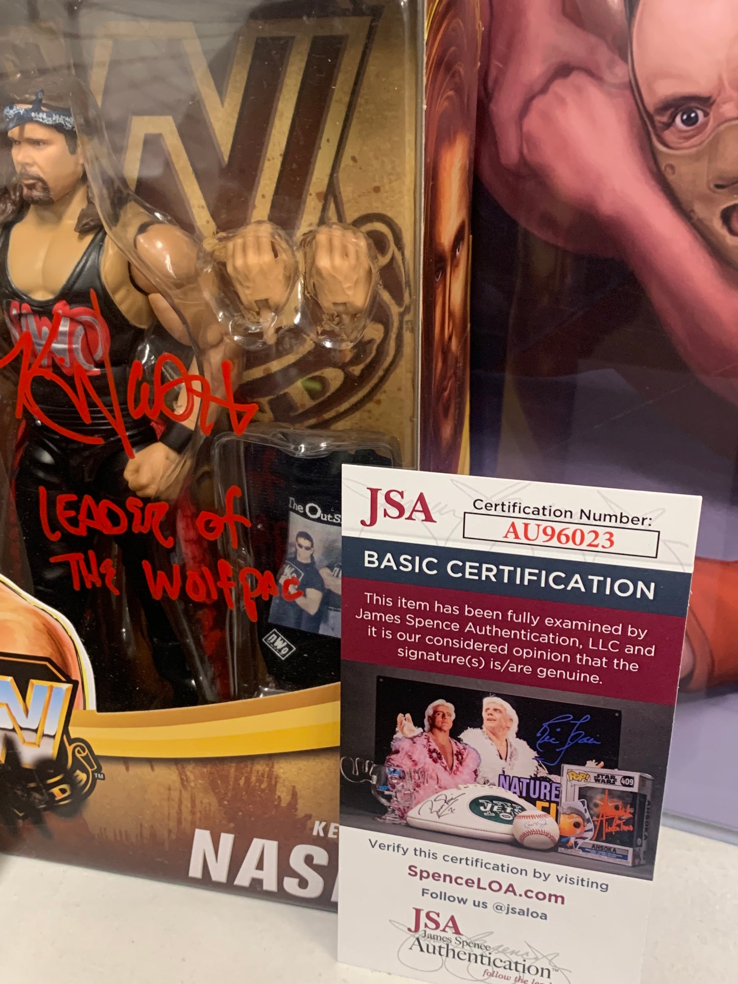 Kevin Nash SIGNED WWE Legends Elite Action Figure (JSA Authenticated)