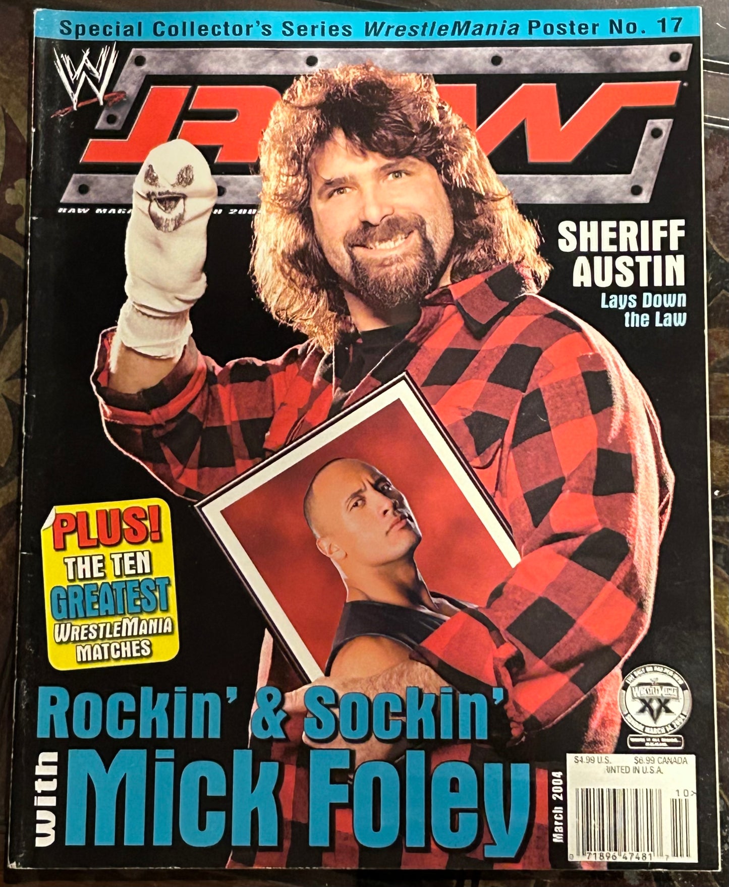 * WWE RAW Magazine March 2004 (Mick Foley)
