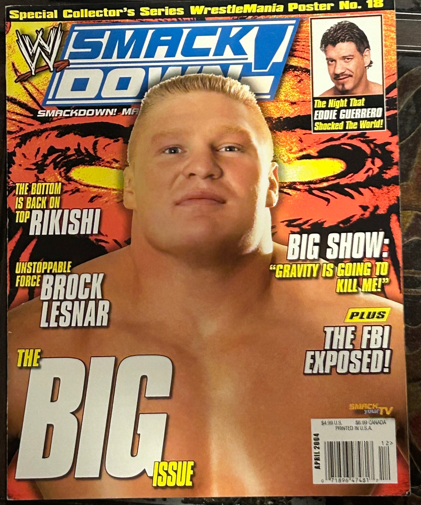 * WWE Smackdown Magazine April 2004 (Brock Lesnar)