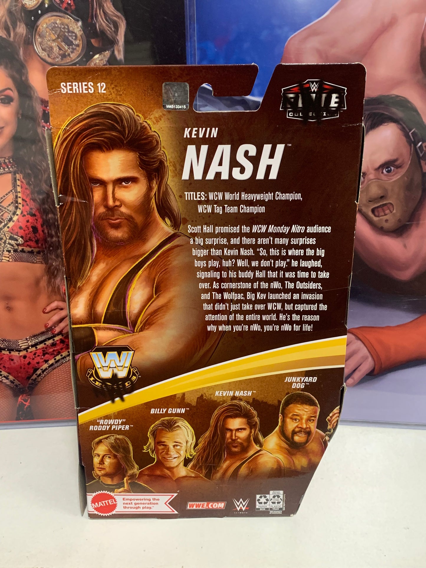 Kevin Nash SIGNED WWE Legends Elite Action Figure (JSA Authenticated)