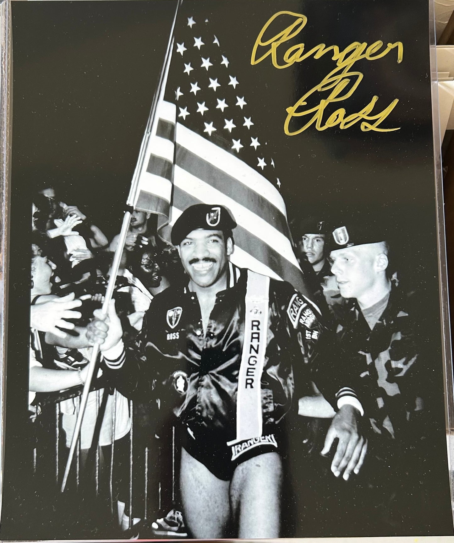 Ranger Ross WcW NJPW Signed 8x10 Classic Photo (Comes w/COA)