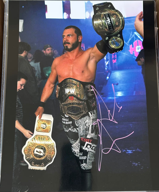 Austin Aries Signed 8x10 Color Photo (Comes w/COA)