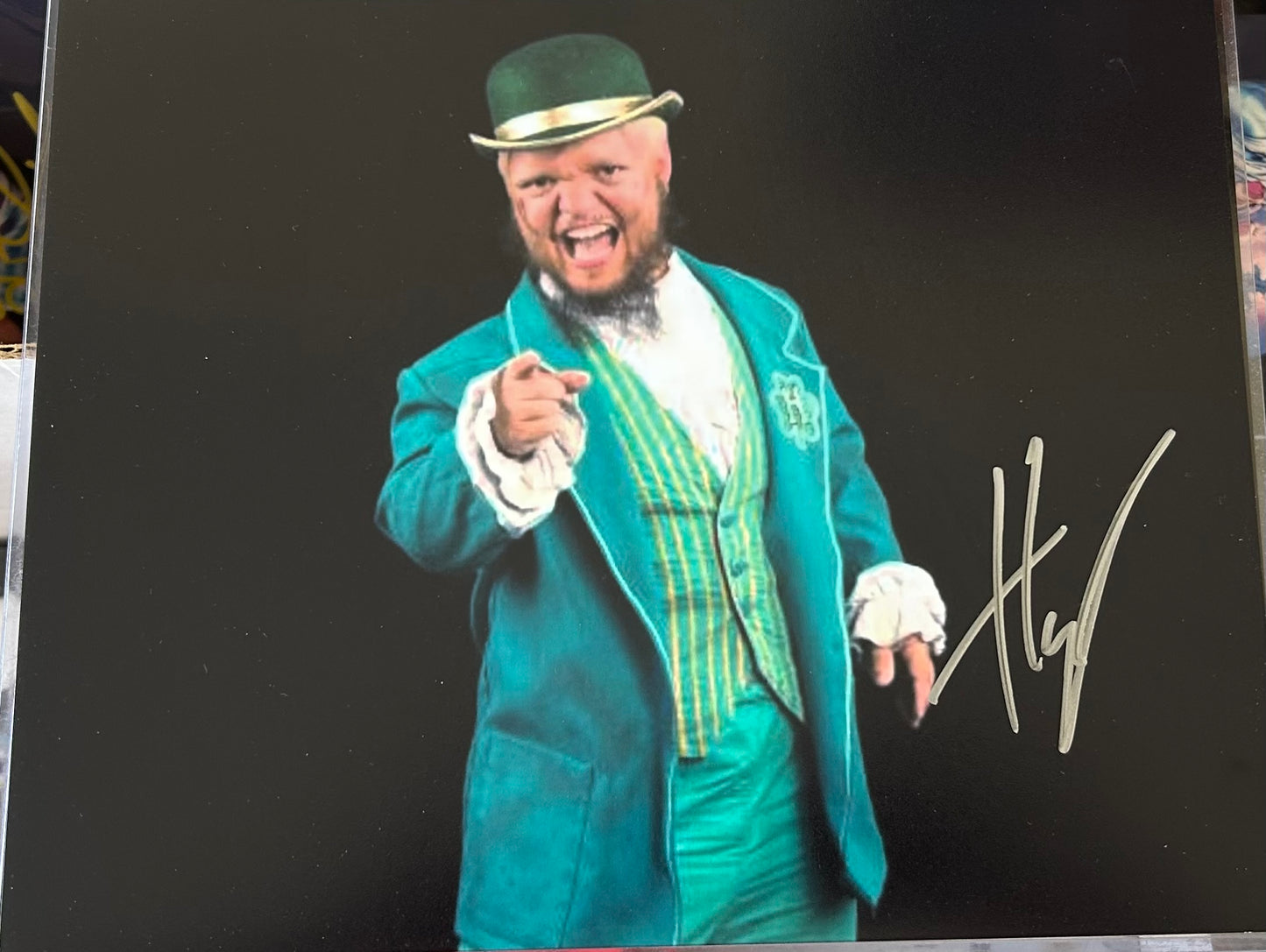 Hornswoggle Signed 8x10 Color Photo (Comes w/COA)