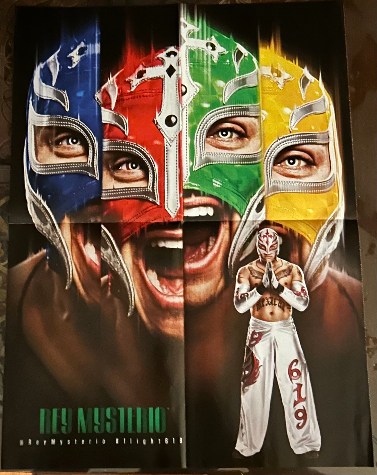 * WWE Rey Mysterio/Undertaker Double Sided Poster