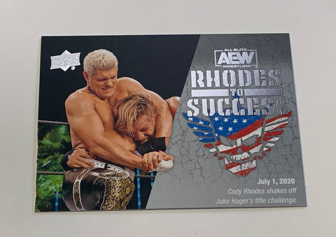 Cody Rhodes 2021 AEW Rhodes To Success #RTS-7