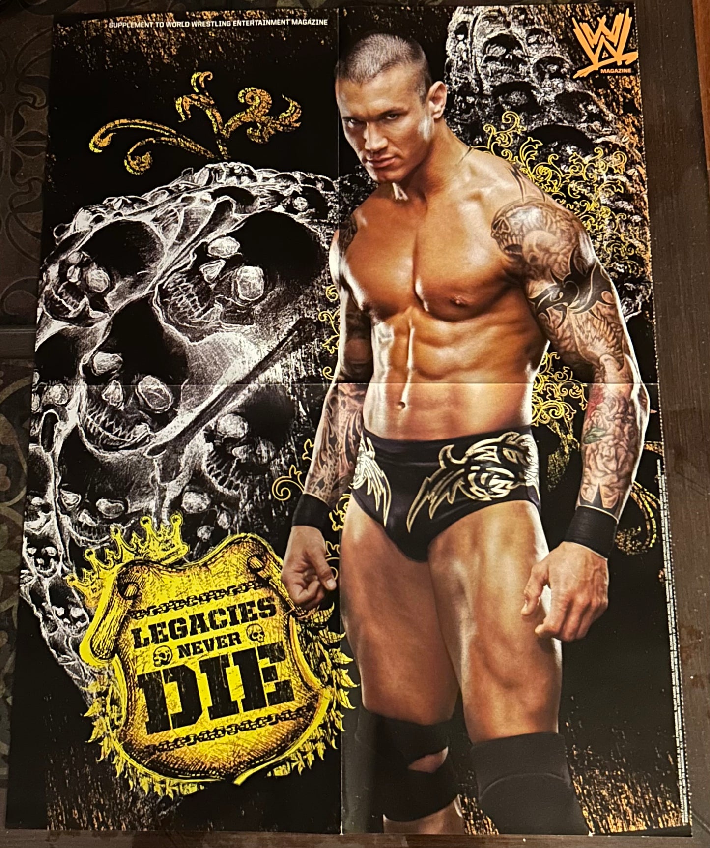 * Randy Orton WWE Double Sided Full Color Poster