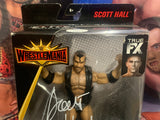 Scott Hall SIGNED WWE Mattel “Wrestlemania “ Elite Action Figure(JSA Authenticated)