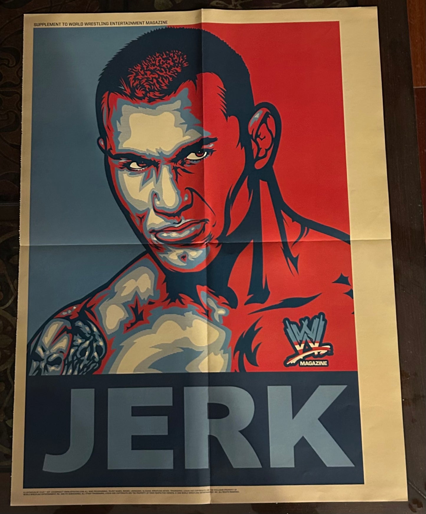 * Randy Orton WWE Double Sided Full Color Poster
