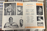 WWWF MSG Program 1/20/1975 Madison Squuare Garden Vince McMahon Sr. Pedro Morales (Very Rare)