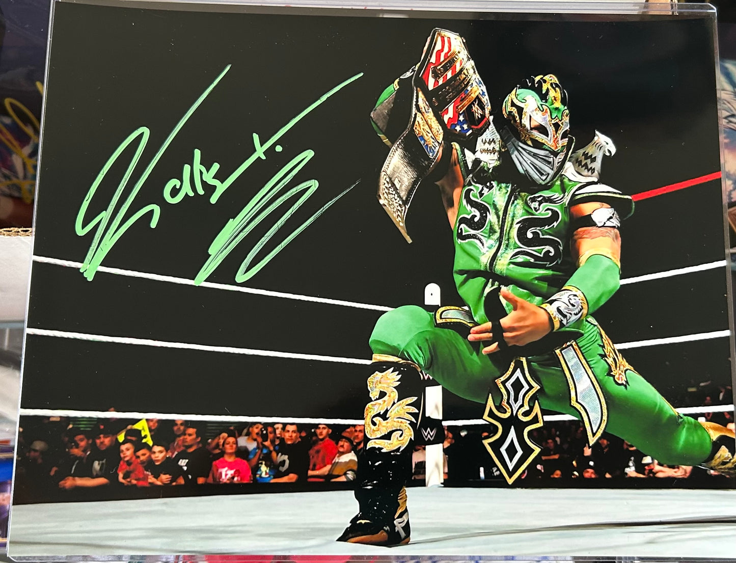 Kalisto WWE Signed 8x10 Color Photo (Comes w/COA)