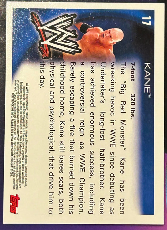 * Kane 2010 WWE Topps Card