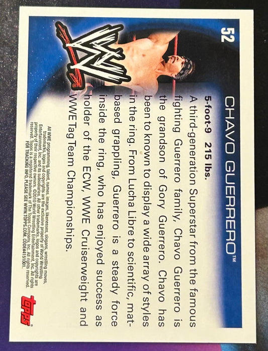 * Chavo Guerrero 2010 WWE Topps Card