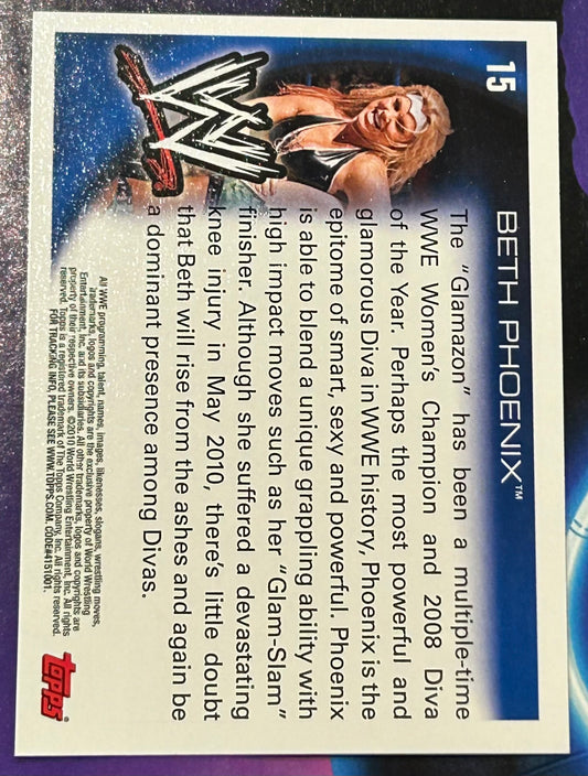 * Beth Phoenix 2010 WWE Topps Card