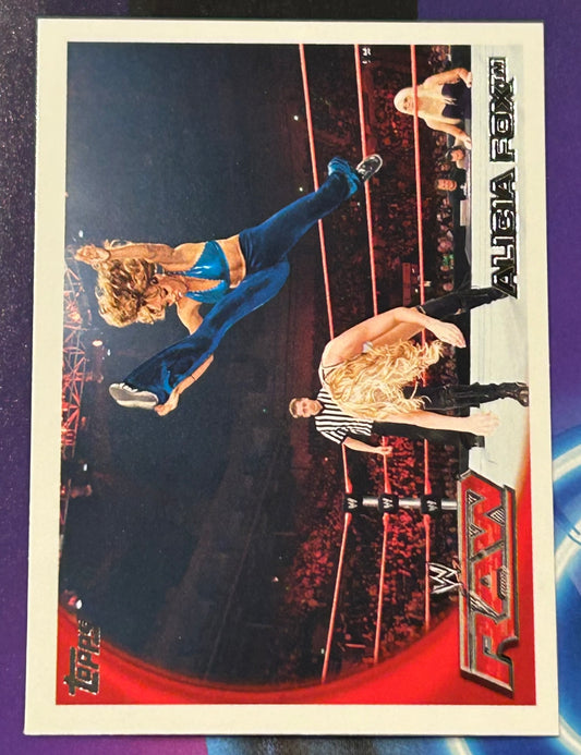 * Alicia Fox 2010 WWE Topps Card