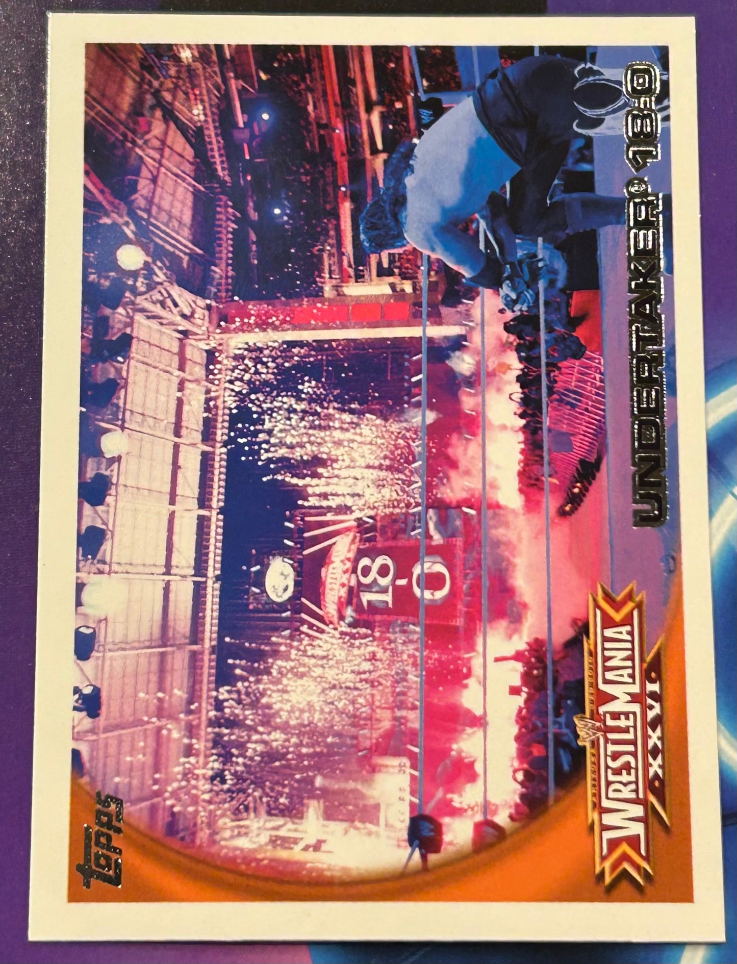 * Undertaker 18-0 2010 WWE Topps Card