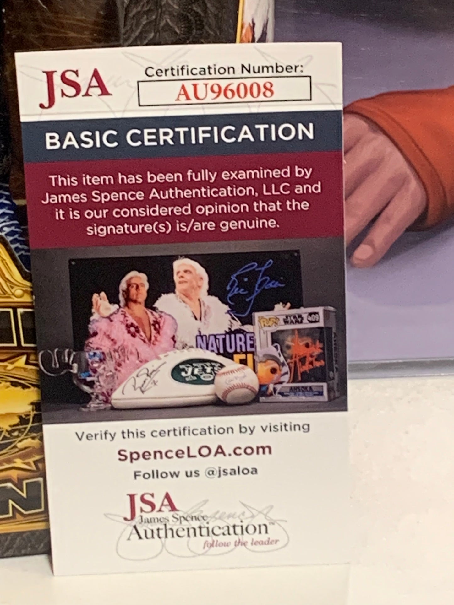 “The Nature Boy” Signed & Inscribed WWE Mattel Defining Moments Elite Action Figure (JSA COA)