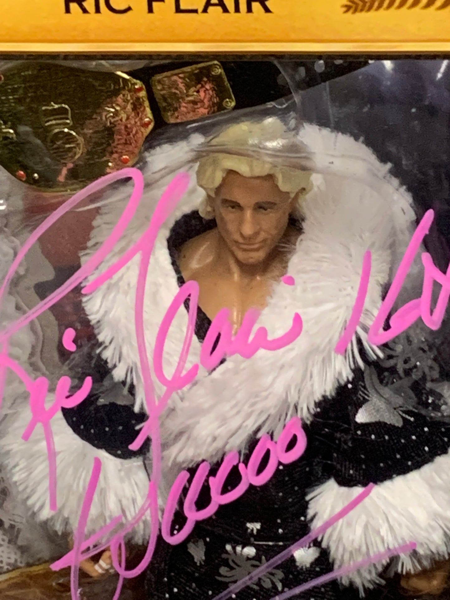 “The Nature Boy” Signed & Inscribed WWE Mattel Defining Moments Elite Action Figure (JSA COA)