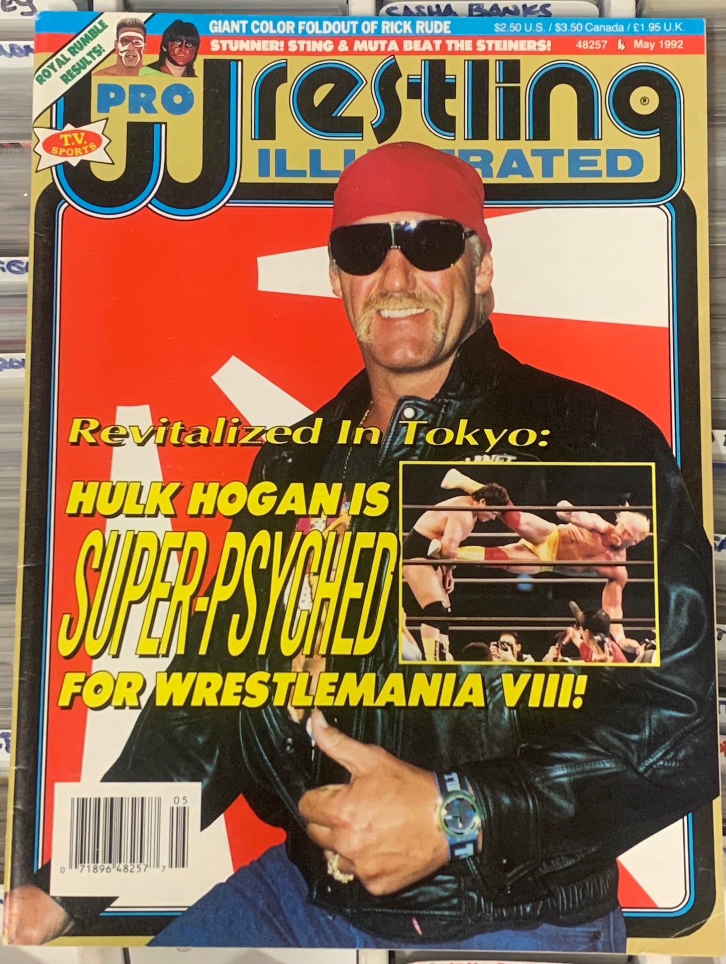 PWI Hulk Hogan Pro Wrestling Illustrated Magazine May 1992 (Rick Rude Poster)