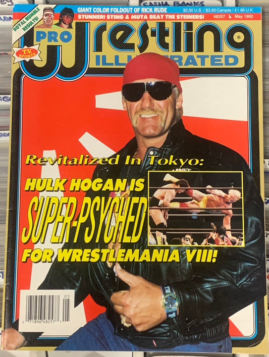 PWI Hulk Hogan Pro Wrestling Illustrated Magazine May 1992 (Rick Rude Poster)