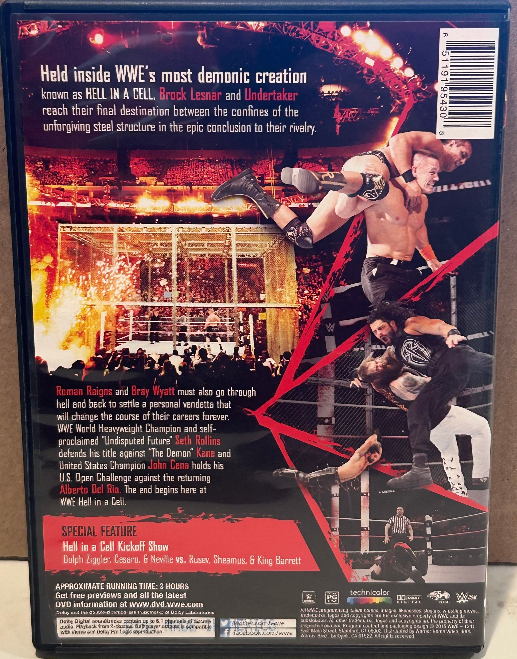 WWE DVD “Hell in a Cell 2015” (Undertaker vs Brock Lesnar) – The