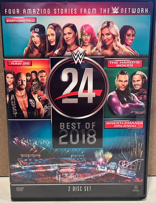 + WWE DVD “24, Best of 2018” (2-Disc Set) Hardy Boyz, Austin, HBK & so much more)