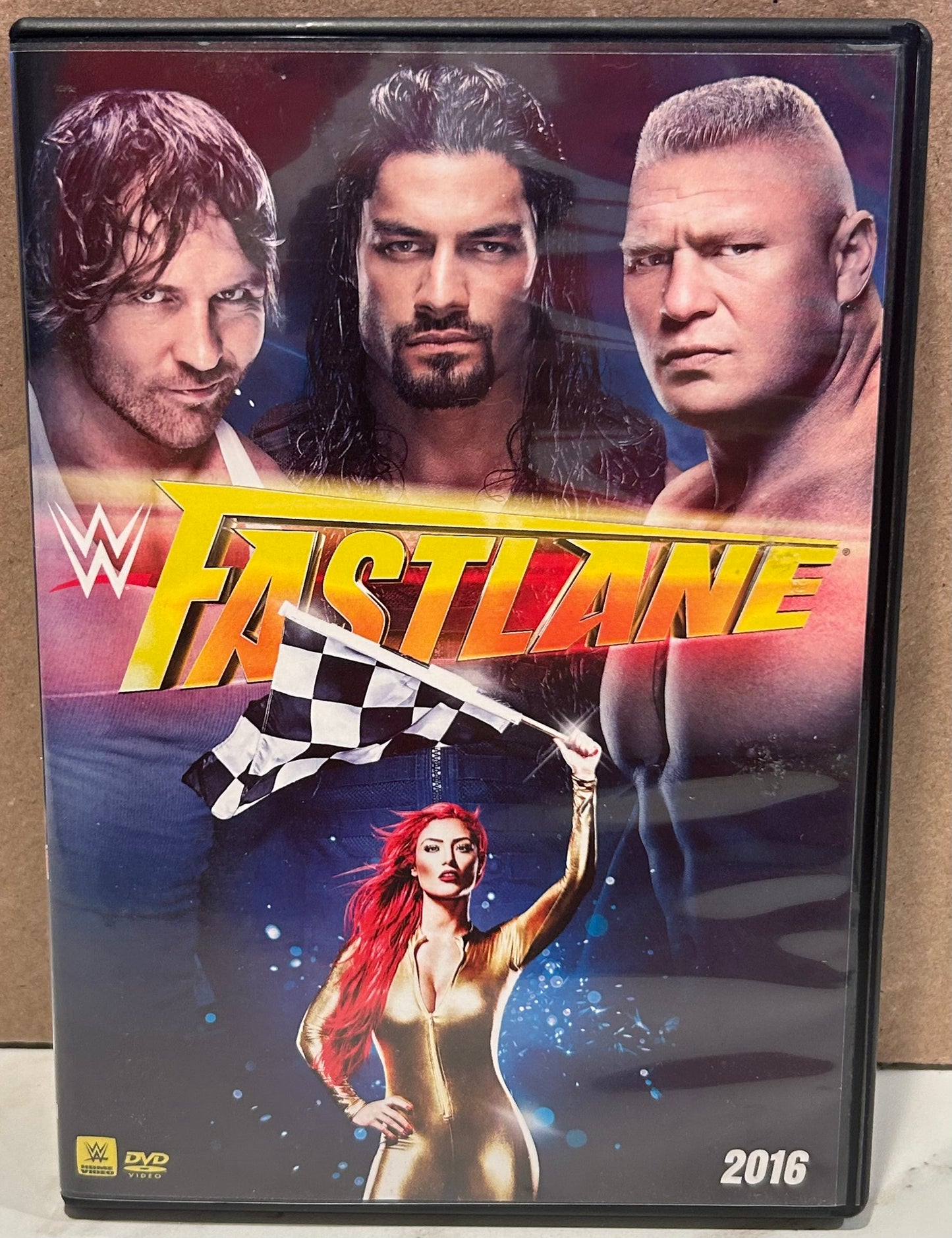 + WWE DVD “Fastlane 2016” (Brock, Ambrose, Reigns & so much more)