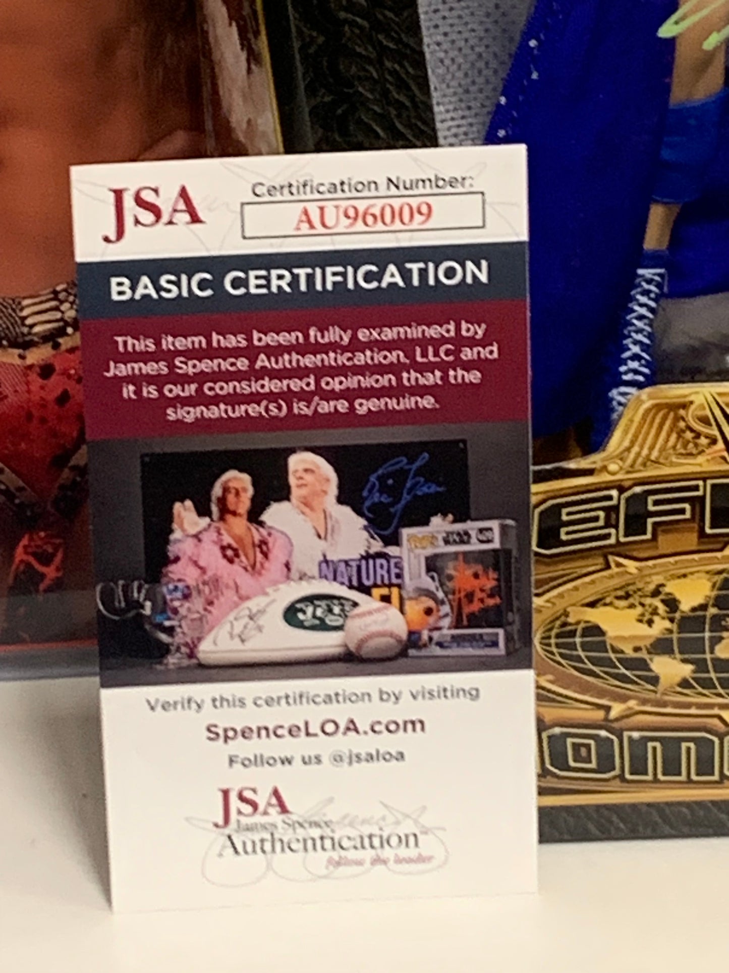 “The Nature Boy” Signed & Inscribed WWE Mattel Defining Moments Elite Action Figure (JSA COA)