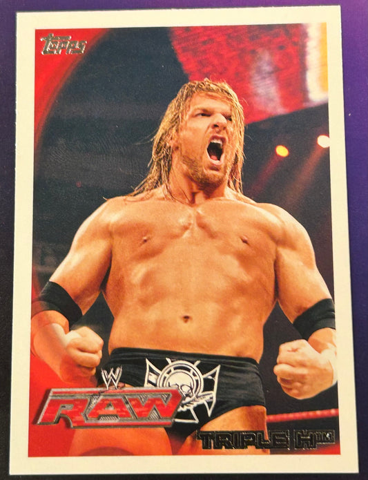 * Triple H 2010 WWE Topps Card