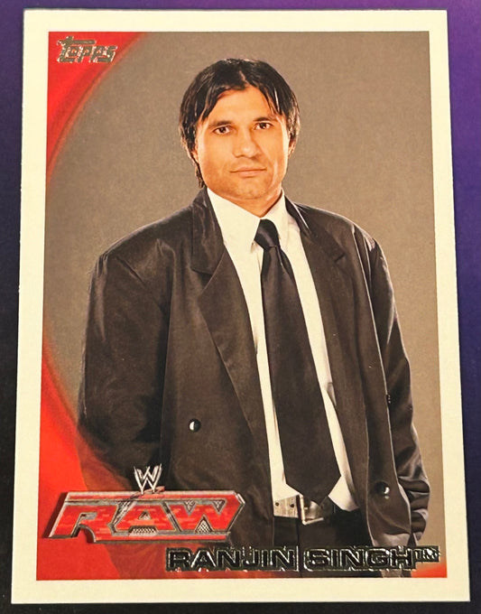 * Ranjin Singh 2010 WWE Topps Card