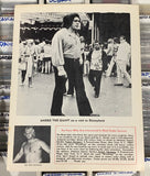 WWWF MSG Program 2/17/1975 Madison Square Garden SPIROS ARION (Very Rare)