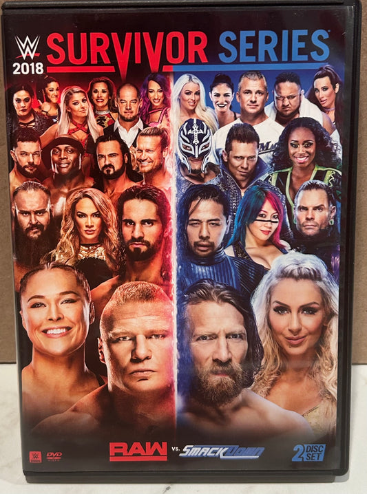 + WWE DVD “Survivor Series 2018” (2-Disc Set)  (Brock, Jeff Hardy, Rollins & so much more)