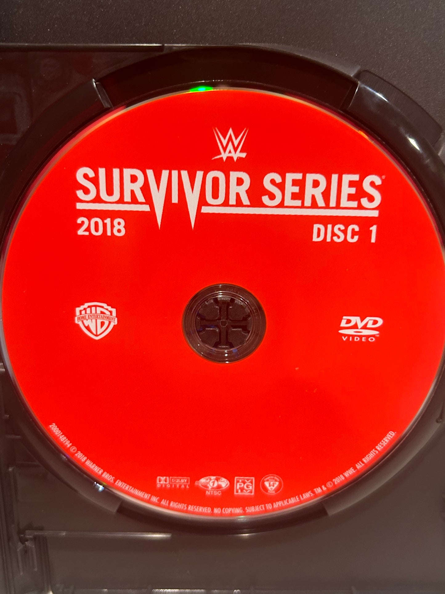 + WWE DVD “Survivor Series 2018” (2-Disc Set)  (Brock, Jeff Hardy, Rollins & so much more)
