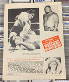 WWWF MSG Program 4/30/1973 Madison Square Garden DON LEO JONATHAN Andre The Giant