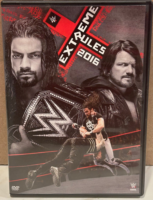 + WWE DVD “Extreme Rules 2016” Reigns, AJ Styles, Jericho & so much more)