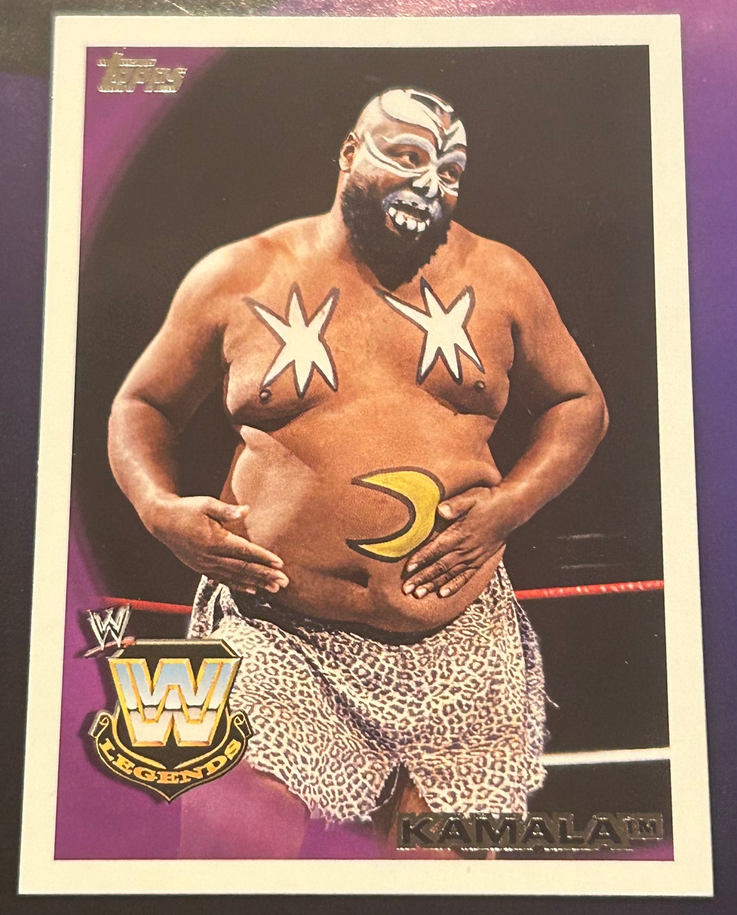 * Kamala 2010 WWE Topps Card