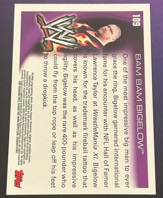 * Bam Bam Bigelow 2010 WWE Topps Card