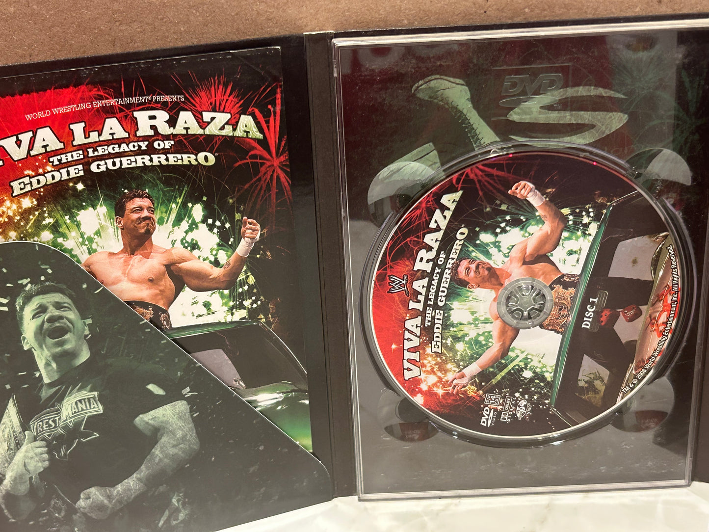 + WWE DVD “The Legacy of Eddie Guerrero, Viva La Raza (3-Disc Set)
