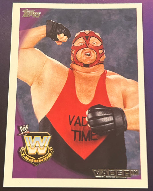 * Vader 2010 WWE Topps Card
