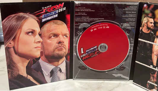 + WWE DVD “The Best of RAW & Smack Down 2014” (3- Disc Set)