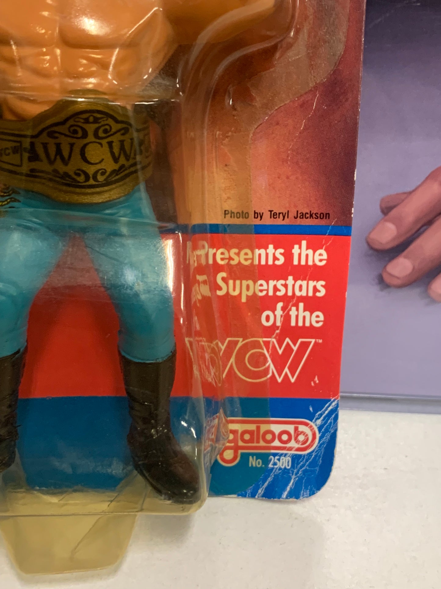 Sting SIGNED WCW Sealed Galoob Action Figure (JSA Authenticated) VERY RARE