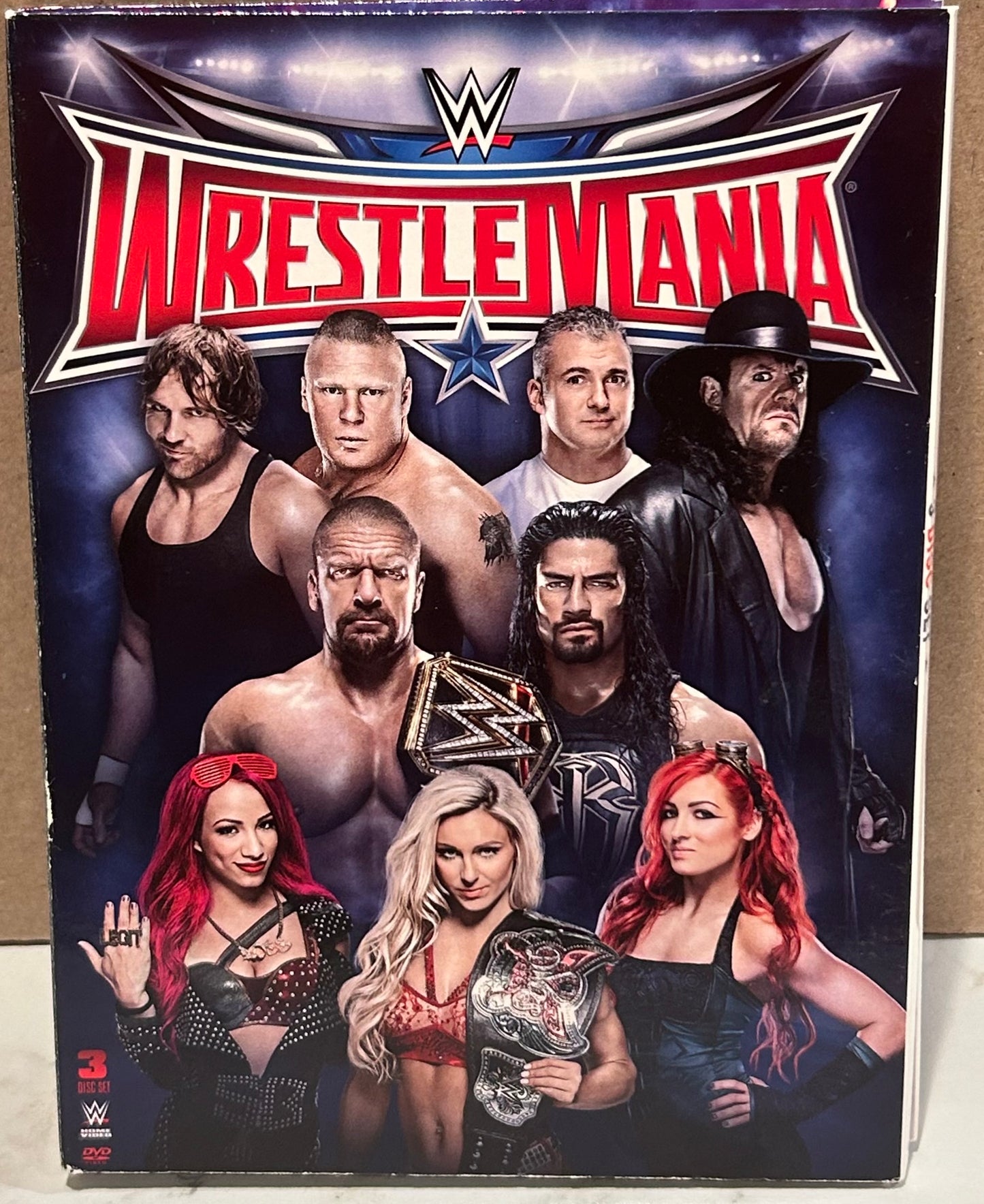 + WWE DVD “Wrestlemania 32” (3-Disc Set, Including The Hall of Fame