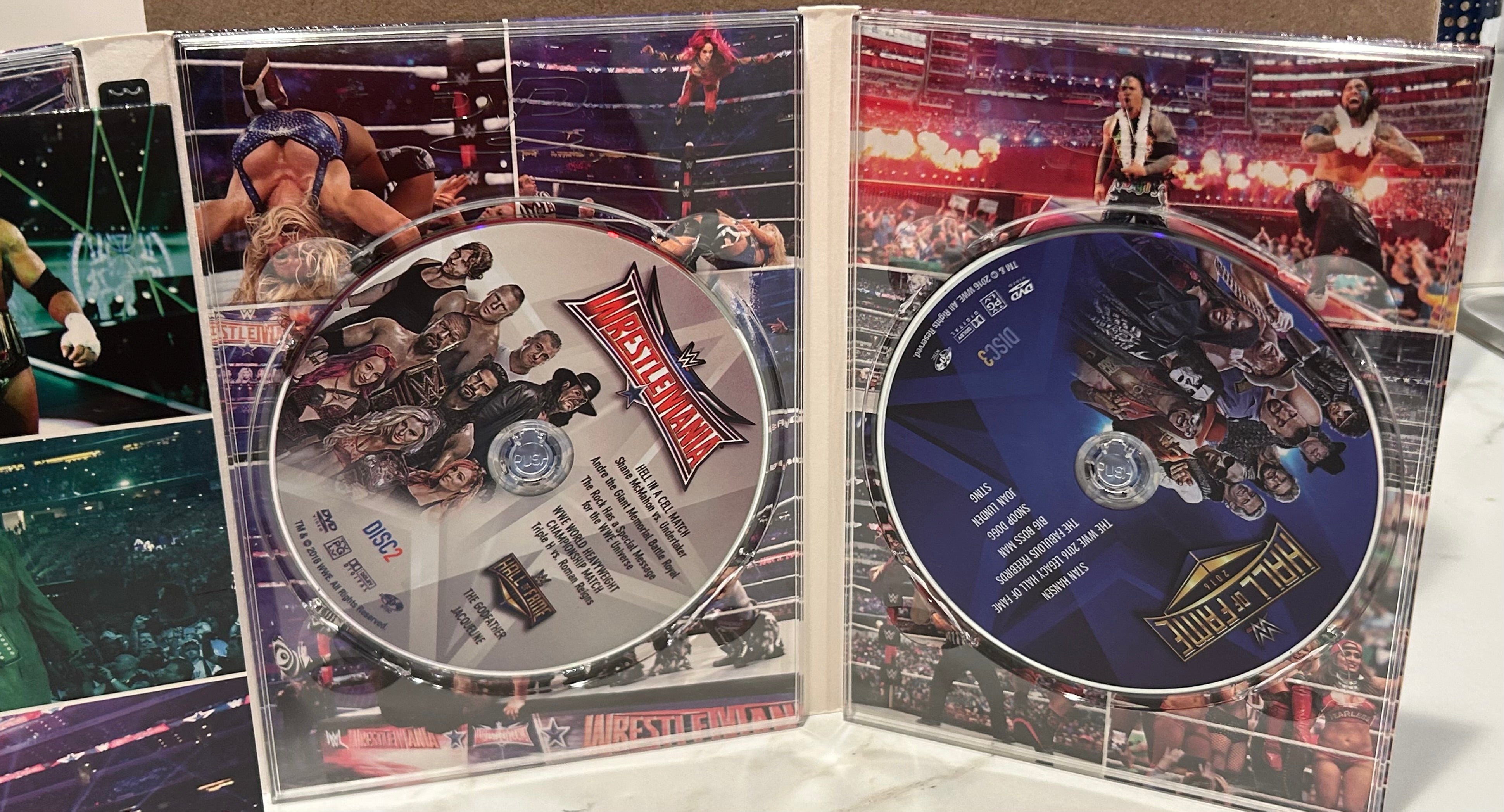 WWE DVD “Wrestlemania 32” (3-Disc Set, Including The Hall of Fame