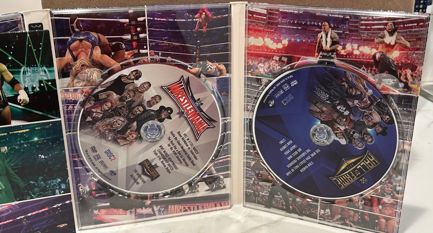 + WWE DVD “Wrestlemania 32” (3-Disc Set, Including The Hall of Fame