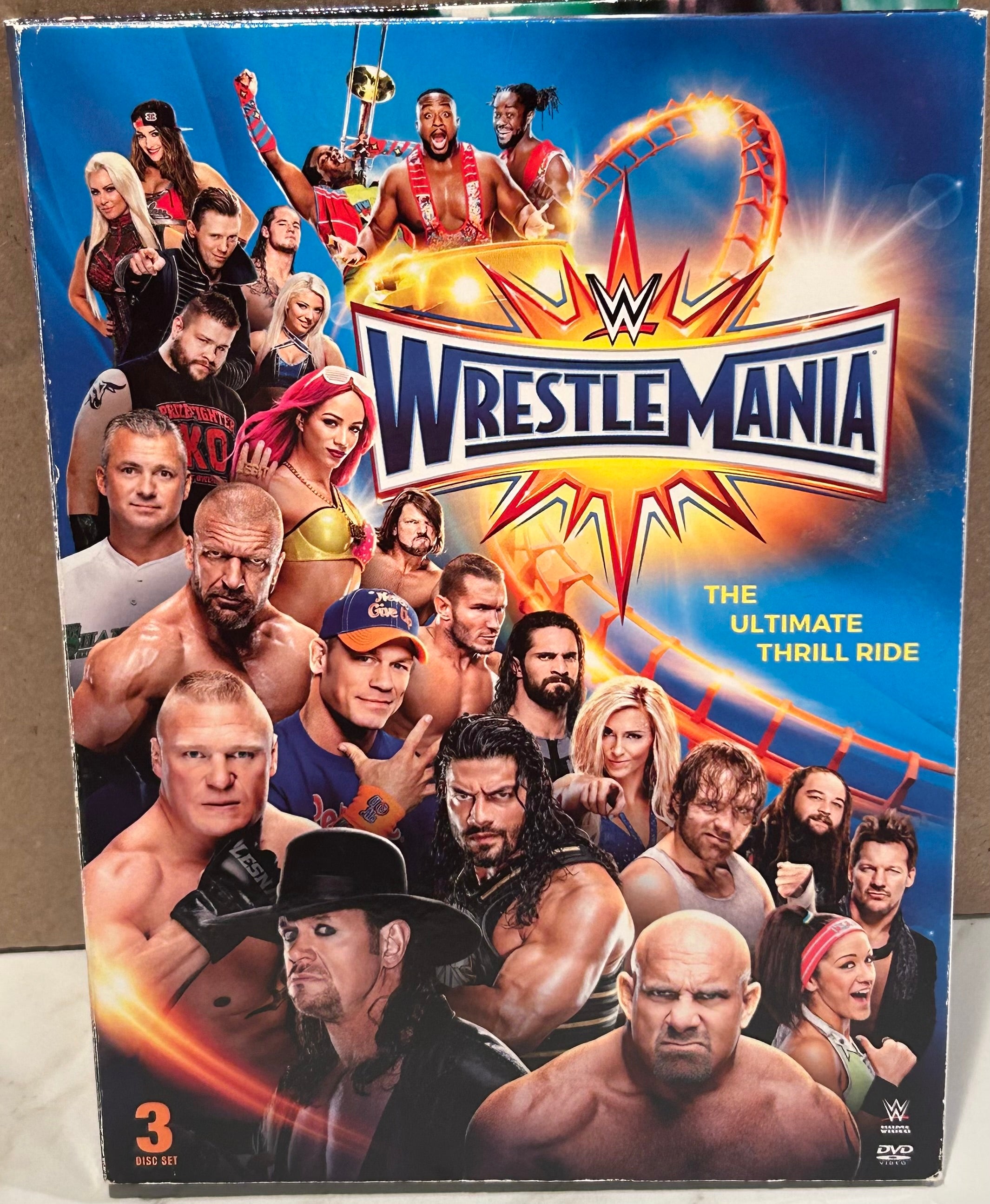 WWE DVD “Wrestlemania 33” (3-Disc Set, Including The Hall of Fame