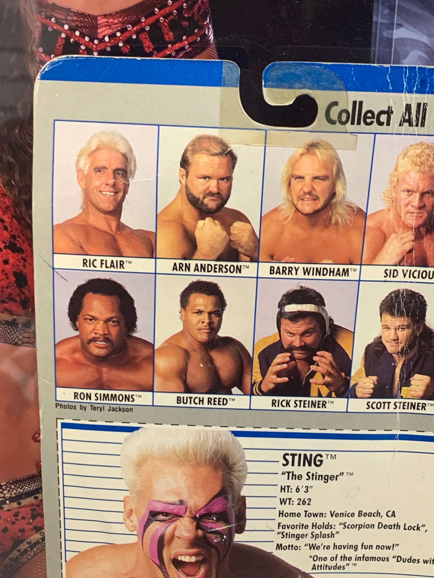 Sting SIGNED WCW Sealed Galoob Action Figure (JSA Authenticated) VERY RARE