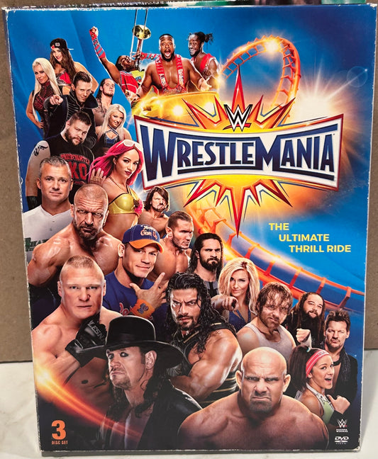 + WWE DVD “Wrestlemania 33” (3-Disc Set, Including The Hall of Fame
