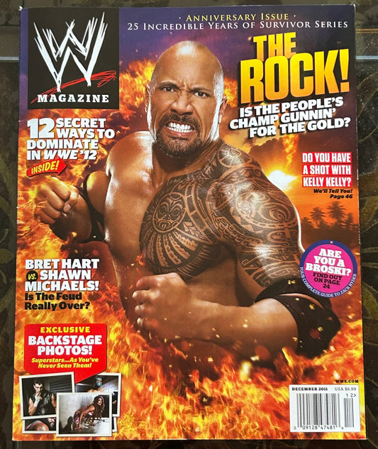 * WWE Magazine December 2011 (The Rock)
