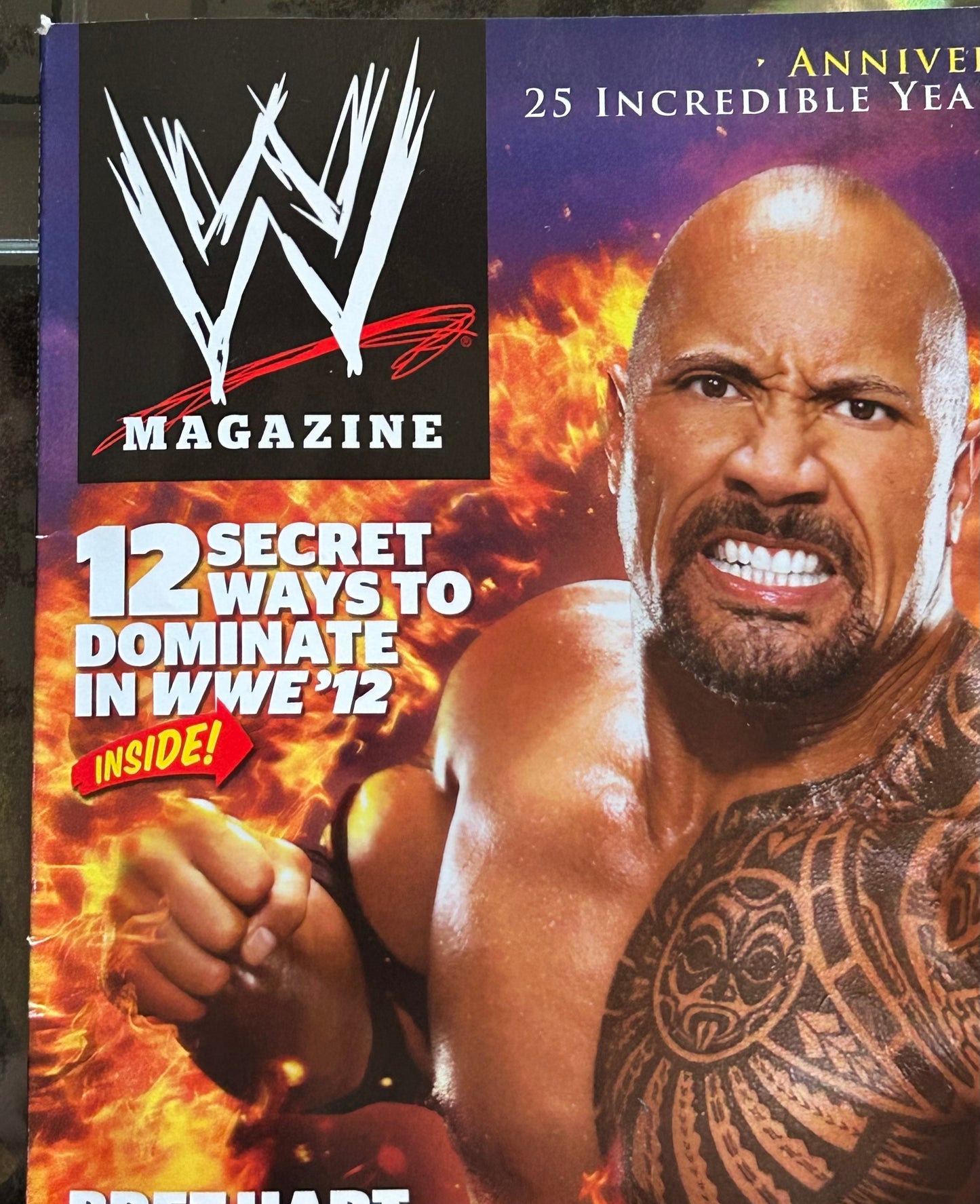 * WWE Magazine December 2011 (The Rock)