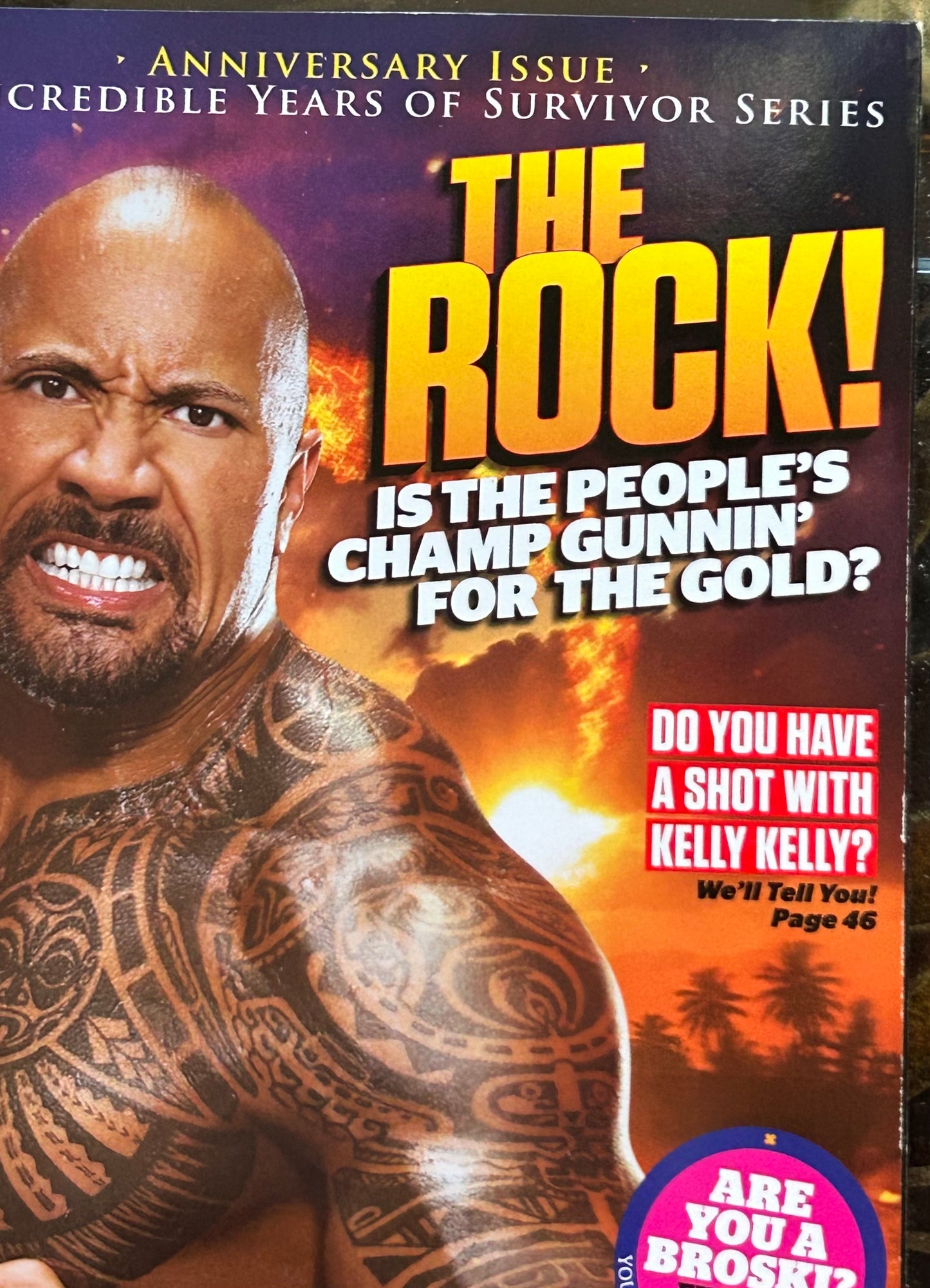 * WWE Magazine December 2011 (The Rock)