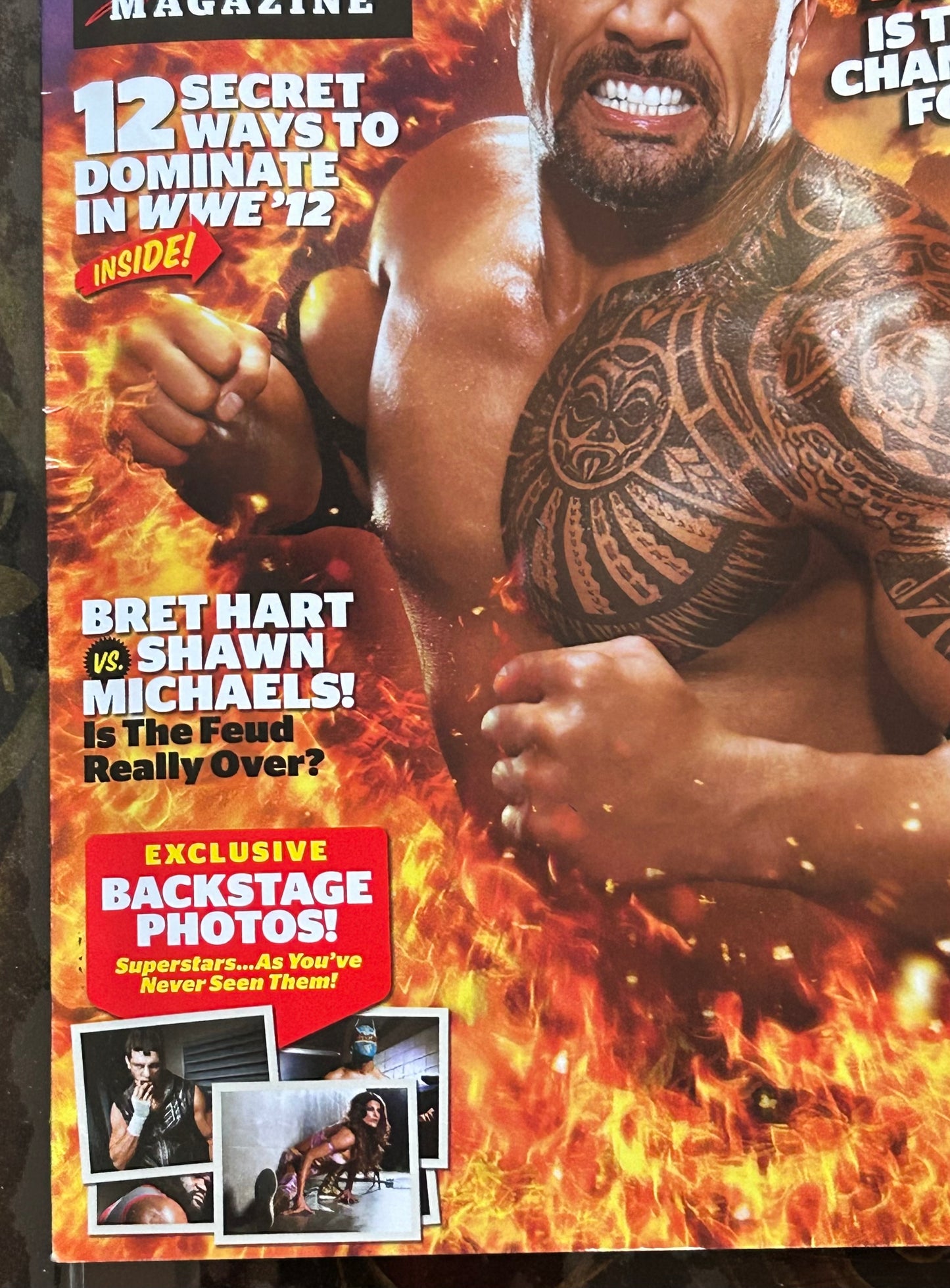 * WWE Magazine December 2011 (The Rock)